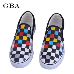 2018 Spring Autumn Women Low Flat Rihanna Canvas Shoes Cartoon Cat Hand-Painted Board Shoes Female Lazy Casual Loafers Gg