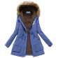 2019 women winter thicken warm coat female autumn hooded cotton fur plus size basic jacket outerwear slim long ladies chaqueta