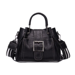 Bags For Women 2019 New Fashion PU Leather Handbags Crossbody Bag For Women Vintage Bucket Shoulder Bag Ladies Handbag Sac Femme