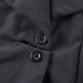 Sisjuly Women Coat Wool Winter Black Vintage Gothic Slim Elegant Overcoat Casual Lace Up Long Retro Button Female Trench Coats 