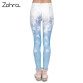 Zohra Christmas Series Women Legging Falling Snow Printing Fitness Leggings Fashion Elegant High Waist Woman Pants